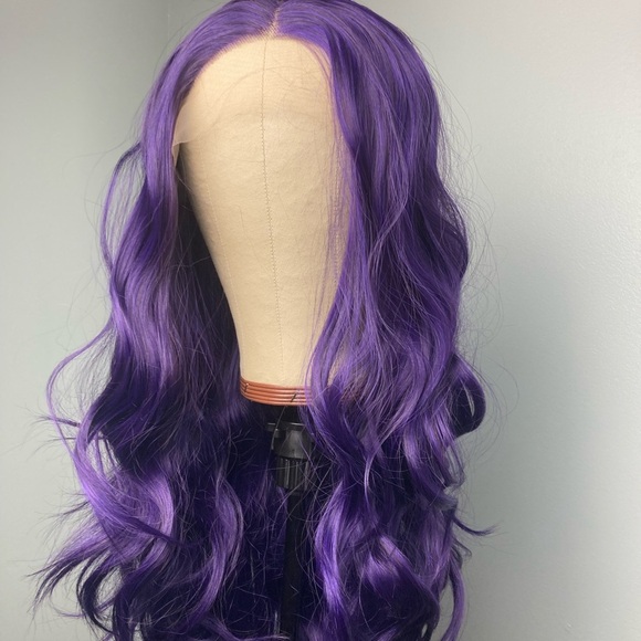 Purple Long Lace Wig